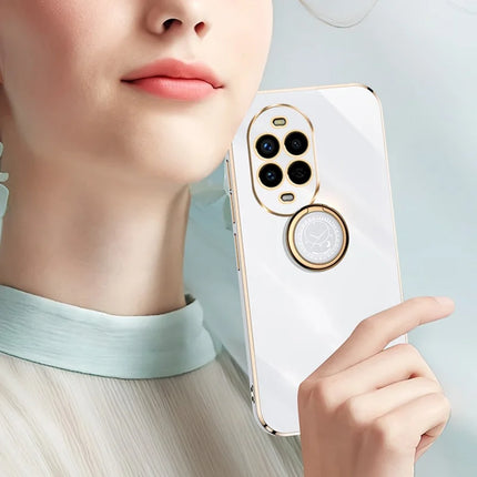 XINLI For Huawei nova 13 Pro 5G Case Ring Kickstand Electroplating TPU Phone Cover
