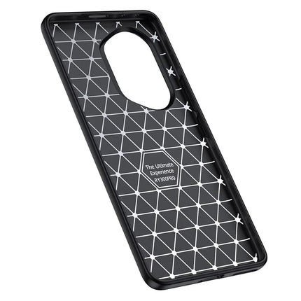 For Honor 300 Case Litchi Texture TPU Flexible Phone Cover, Black