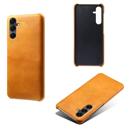 For Samsung Galaxy A16 4G / 5G Case Calf Texture PU Leather Hard PC Protective Phone Cover