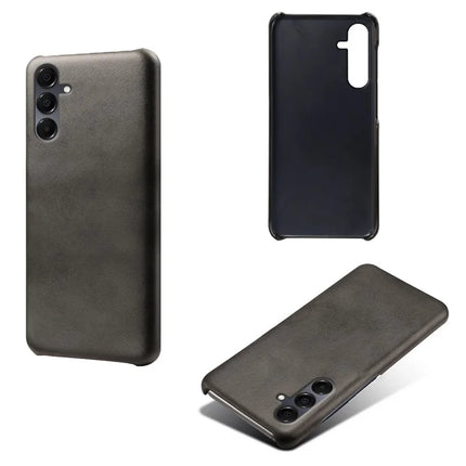 For Samsung Galaxy A16 4G / 5G Case Calf Texture PU Leather Hard PC Protective Phone Cover