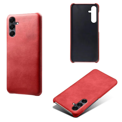 For Samsung Galaxy A16 4G / 5G Case Calf Texture PU Leather Hard PC Protective Phone Cover