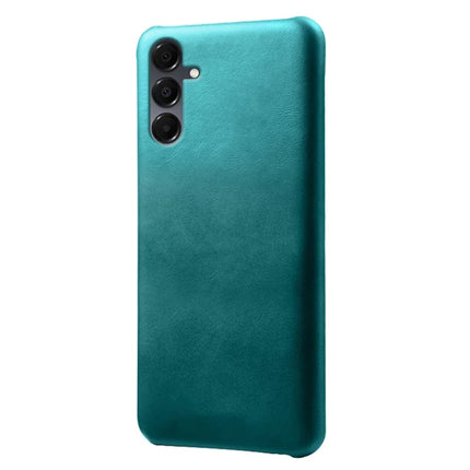For Samsung Galaxy A16 4G / 5G Case Calf Texture PU Leather Hard PC Protective Phone Cover - Green