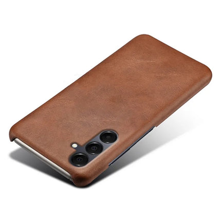 For Samsung Galaxy A16 4G / 5G Case Calf Texture PU Leather Hard PC Protective Phone Cover