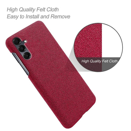 For Samsung Galaxy A16 4G / 5G Phone Case Cloth Texture Anti-Scratch Protective PC Back Cover