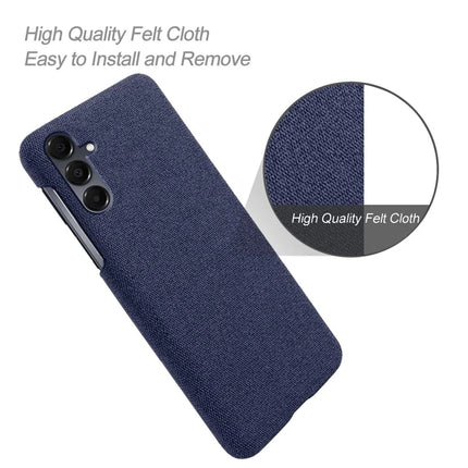 For Samsung Galaxy A16 4G / 5G Phone Case Cloth Texture Anti-Scratch Protective PC Back Cover
