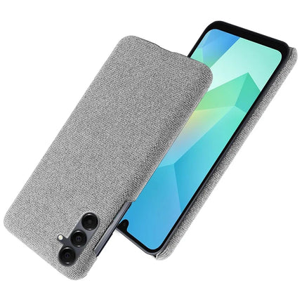 For Samsung Galaxy A16 4G / 5G Phone Case Cloth Texture Anti-Scratch Protective PC Back Cover