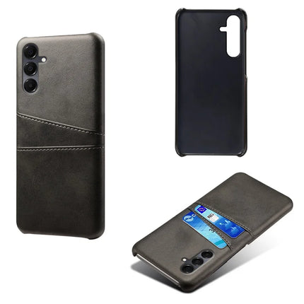 For Samsung Galaxy A16 4G / 5G Case Dual Card Slots PU Leather + Hard PC Phone Cover