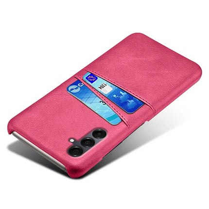 For Samsung Galaxy A16 4G / 5G Case Dual Card Slots PU Leather + Hard PC Phone Cover