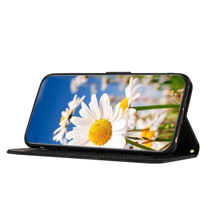 For Google Pixel 9a Case PU Leather Floral Phone Cover with Card Slots