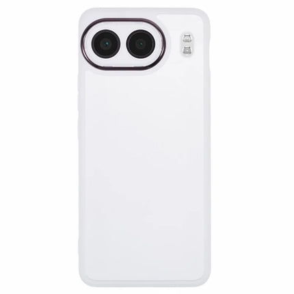 WANLONFENG DKSM Series for OnePlus Nord 4 TPU Case Electroplated Frame Phone Cover with Tempered Glass