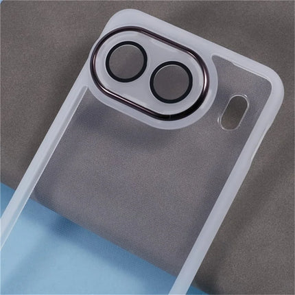 WANLONFENG DKSM Series for OnePlus Nord 4 TPU Case Electroplated Frame Phone Cover with Tempered Glass