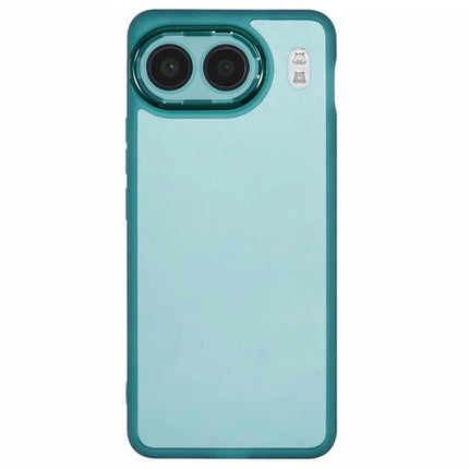 WANLONFENG DKSM Series for OnePlus Nord 4 TPU Case Electroplated Frame Phone Cover with Tempered Glass