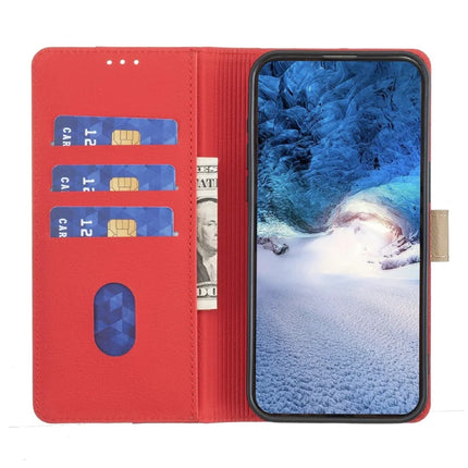 BINFEN COLOR BF33 for OnePlus 13 Leather Case Splicing Color RFID Blocking