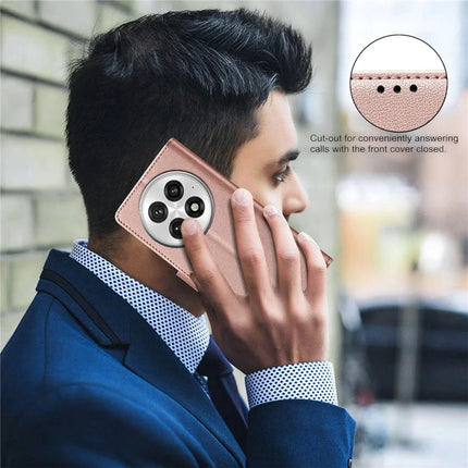 BINFEN COLOR BF32 For OnePlus 13 Leather Case Wallet RFID Blocking Phone Cover