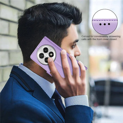 BINFEN COLOR BF32 For OnePlus 13 Leather Case Wallet RFID Blocking Phone Cover