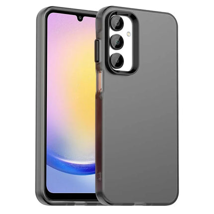 For Samsung Galaxy A25 5G (Global) (161.0 x 76.5 x 8.3mm) Case Matte Anti-Drop Phone Back Cover - Black