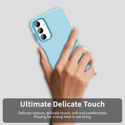 For Samsung Galaxy A55 5G Case PC+TPU+PET Matte Anti-Drop Phone Back Cover