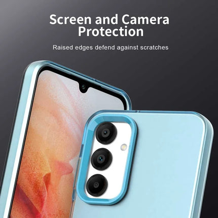 For Samsung Galaxy A55 5G Case PC+TPU+PET Matte Anti-Drop Phone Back Cover