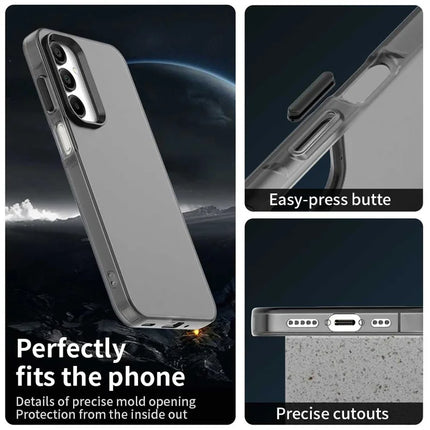 For Samsung Galaxy A55 5G Case PC+TPU+PET Matte Anti-Drop Phone Back Cover