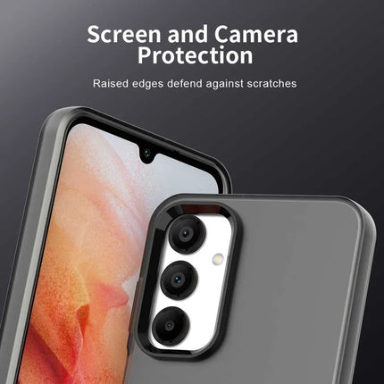 For Samsung Galaxy A55 5G Case PC+TPU+PET Matte Anti-Drop Phone Back Cover