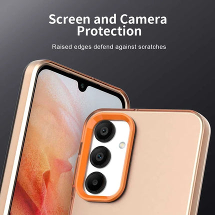 For Samsung Galaxy A55 5G Case PC+TPU+PET Matte Anti-Drop Phone Back Cover