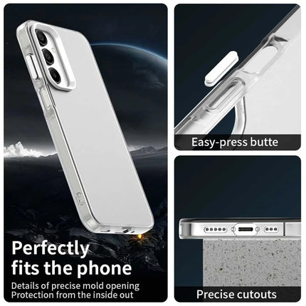 For Samsung Galaxy A55 5G Case PC+TPU+PET Matte Anti-Drop Phone Back Cover