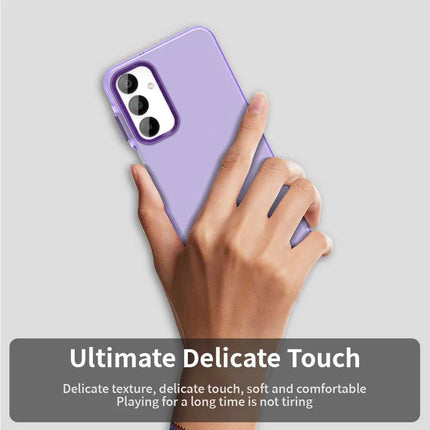 For Samsung Galaxy A55 5G Case PC+TPU+PET Matte Anti-Drop Phone Back Cover