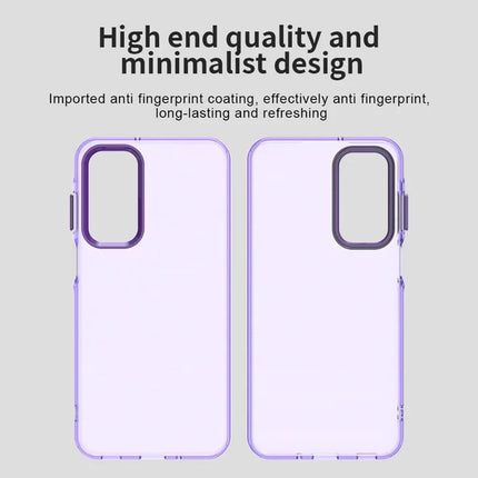 For Samsung Galaxy A55 5G Case PC+TPU+PET Matte Anti-Drop Phone Back Cover