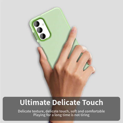 For Samsung Galaxy A55 5G Case PC+TPU+PET Matte Anti-Drop Phone Back Cover