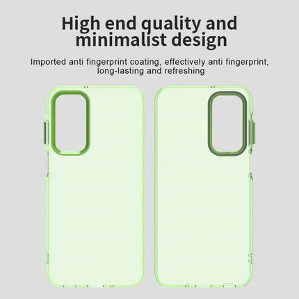 For Samsung Galaxy A55 5G Case PC+TPU+PET Matte Anti-Drop Phone Back Cover