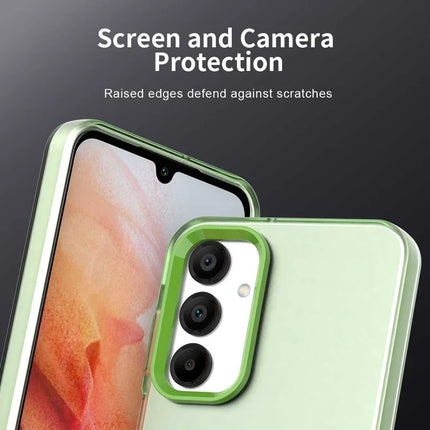 For Samsung Galaxy A55 5G Case PC+TPU+PET Matte Anti-Drop Phone Back Cover