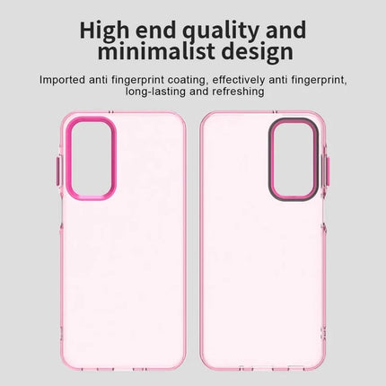 For Samsung Galaxy A55 5G Case PC+TPU+PET Matte Anti-Drop Phone Back Cover