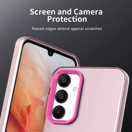 For Samsung Galaxy A55 5G Case PC+TPU+PET Matte Anti-Drop Phone Back Cover