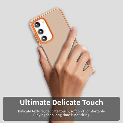 For Samsung Galaxy S23 Case PC+TPU+PET Matte Anti-Drop Phone Back Cover