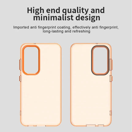 For Samsung Galaxy S23 Case PC+TPU+PET Matte Anti-Drop Phone Back Cover