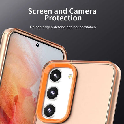 For Samsung Galaxy S23 Case PC+TPU+PET Matte Anti-Drop Phone Back Cover
