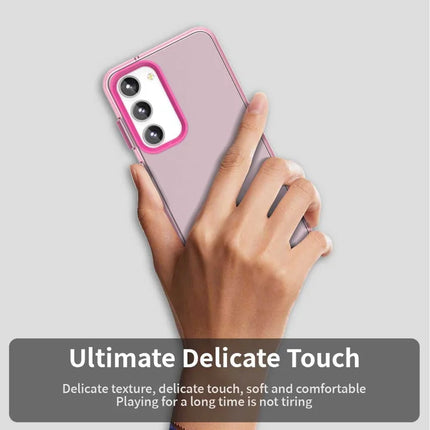 For Samsung Galaxy S23 Case PC+TPU+PET Matte Anti-Drop Phone Back Cover