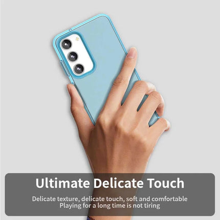 For Samsung Galaxy S23 Case PC+TPU+PET Matte Anti-Drop Phone Back Cover