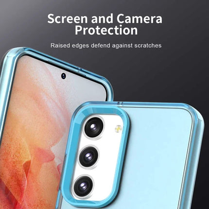 For Samsung Galaxy S23 Case PC+TPU+PET Matte Anti-Drop Phone Back Cover
