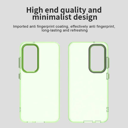For Samsung Galaxy S23 Case PC+TPU+PET Matte Anti-Drop Phone Back Cover