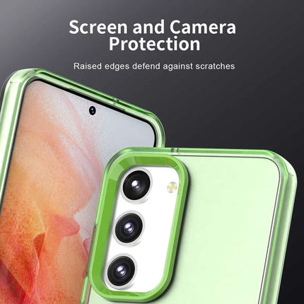 For Samsung Galaxy S23 Case PC+TPU+PET Matte Anti-Drop Phone Back Cover