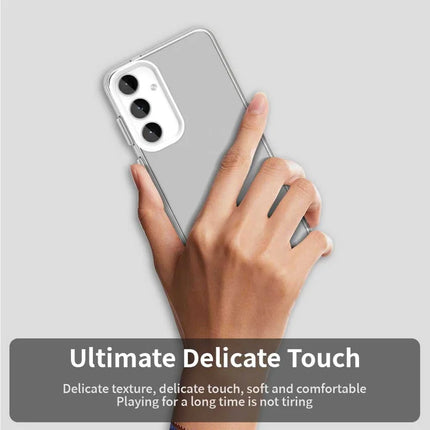 For Samsung Galaxy S23 FE Case PC+TPU+PET Matte Anti-Drop Phone Back Cover