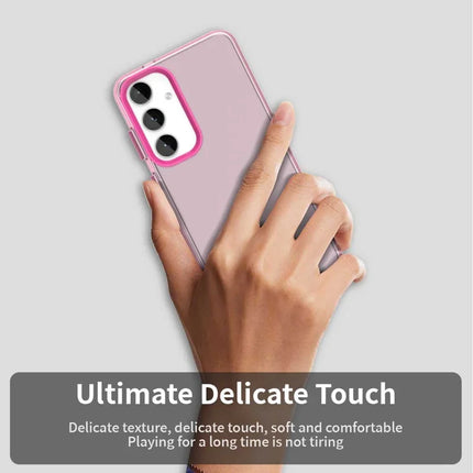 For Samsung Galaxy S23 FE Case PC+TPU+PET Matte Anti-Drop Phone Back Cover