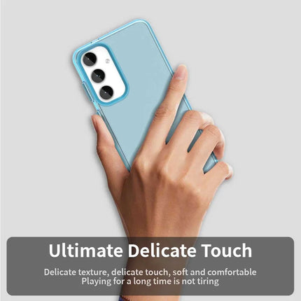 For Samsung Galaxy S23 FE Case PC+TPU+PET Matte Anti-Drop Phone Back Cover