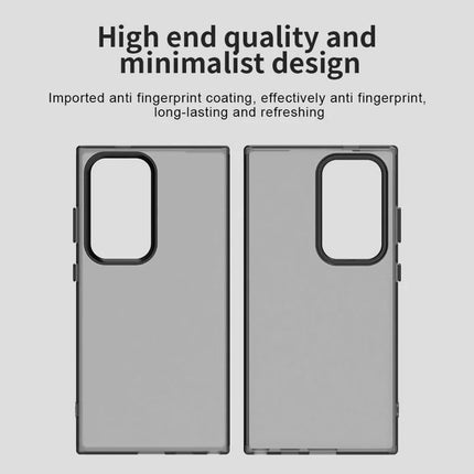 For Samsung Galaxy S23 Ultra Case PC+TPU+PET Matte Anti-Drop Phone Back Cover