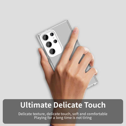 For Samsung Galaxy S23 Ultra Case PC+TPU+PET Matte Anti-Drop Phone Back Cover