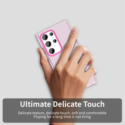 For Samsung Galaxy S23 Ultra Case PC+TPU+PET Matte Anti-Drop Phone Back Cover