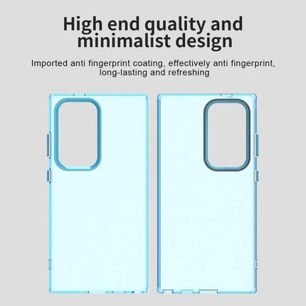 For Samsung Galaxy S23 Ultra Case PC+TPU+PET Matte Anti-Drop Phone Back Cover