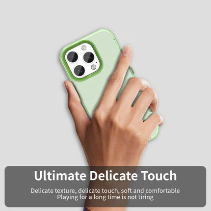 For iPhone 16 Pro Max Case PC+TPU+PET Matte Anti-Drop Phone Back Cover