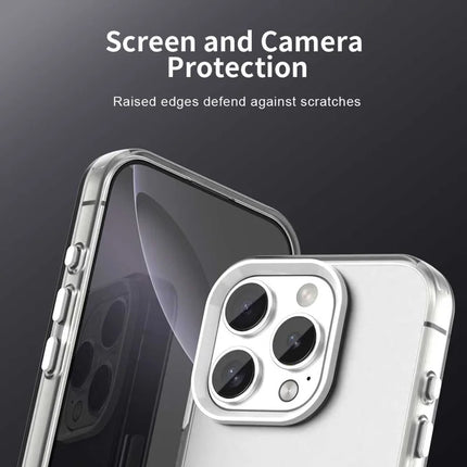 For iPhone 16 Pro Max Case PC+TPU+PET Matte Anti-Drop Phone Back Cover